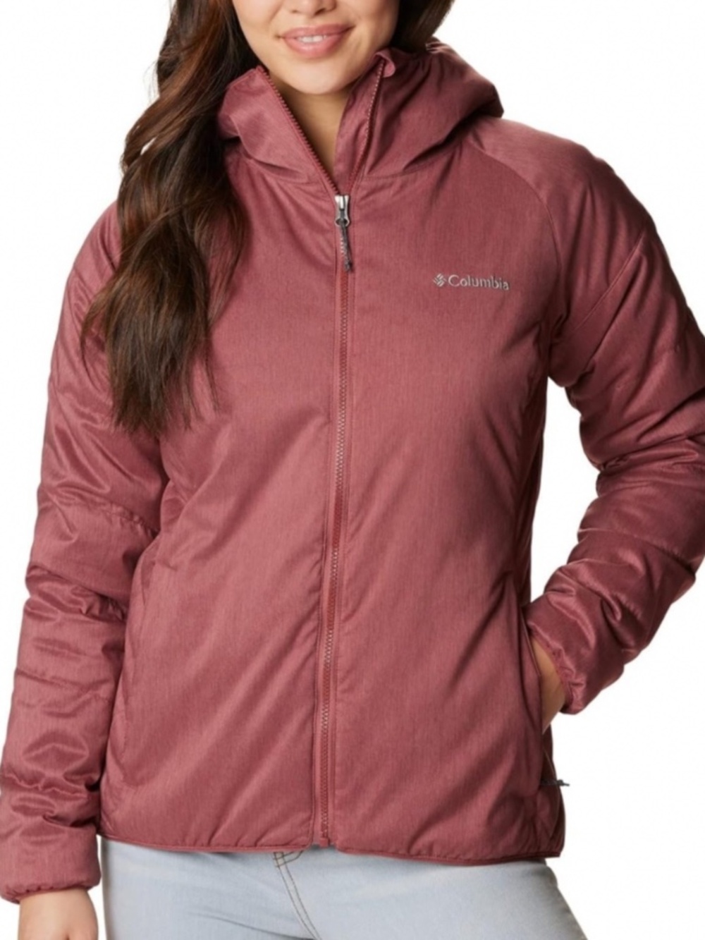 Columbia hooded fleece lined jacket